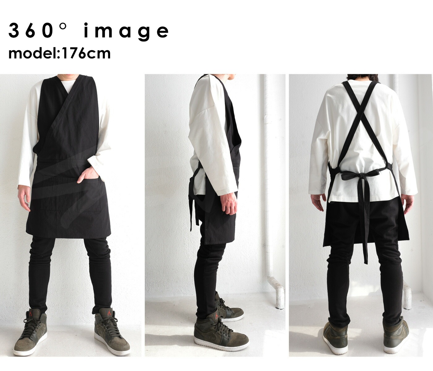 SEAVEN」WORK APRON ワークエプロン ユニセックス・メール便不可