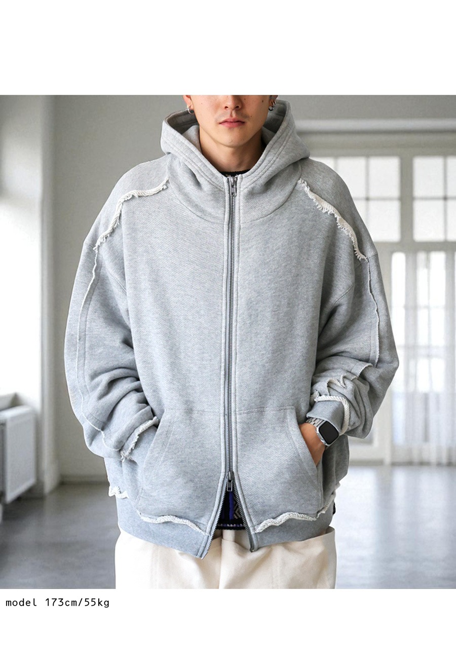 GANNI パーカー　グレー　限定値下げ‼️ セール】【GANNI / ガニー】 Drop Shoulder Anorak：パーカー