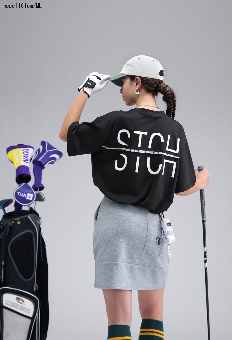ANTIQUA GOLF×STCH Tシャツ メンズ 送料無料・(80)メール便可