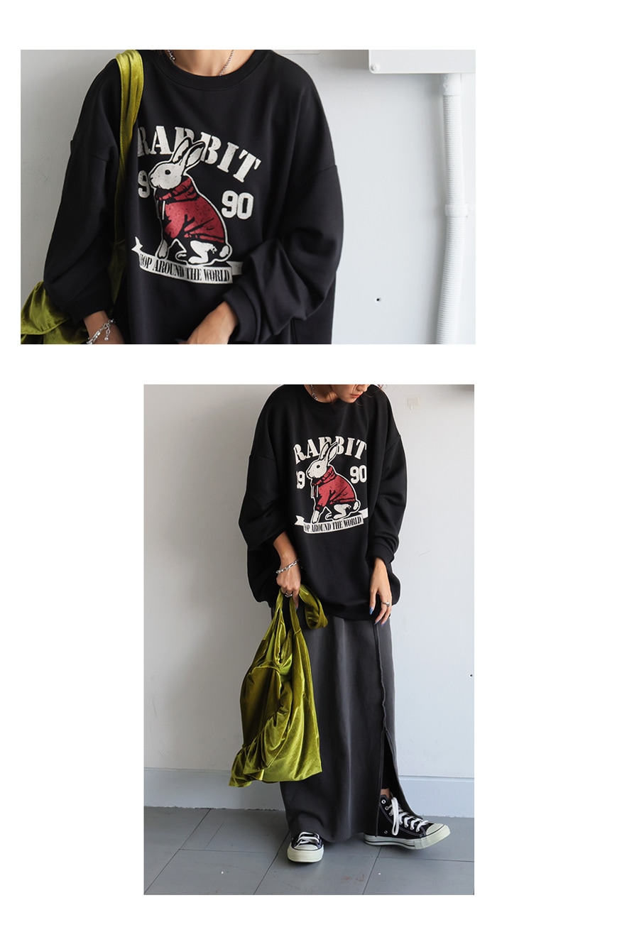 アニマル カレッジロゴ 裏毛トレーナー レディース 送料無料・メール便