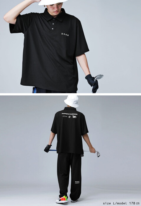 ANTI DIRTY GOLFER CLUB 半袖ポロ3色セット メンズMサイズ ANTI DIRTY GOLFER CLUB 半袖ポロ3色セット メンズMサイズ