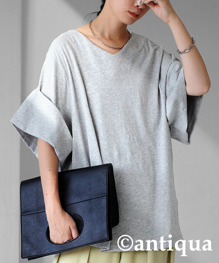 23区 リボン付きベージュ半袖トップス 38サイズ 新品　未着用 23区 リボン付きベージュ半袖トップス 38サイズ 新品 未着用