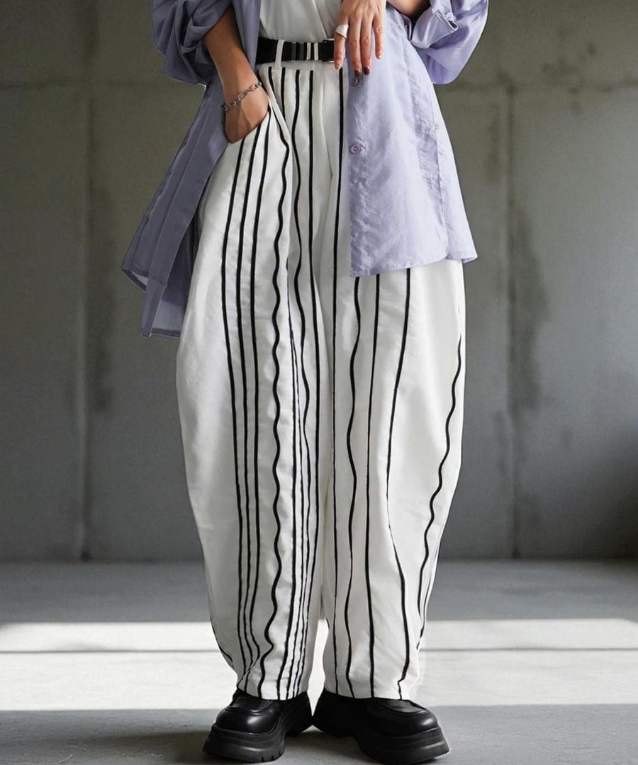 コード刺繍 バルーンパンツ レディース ボトムス パンツ 送料無料・(100)メール便可 秋新作 コード刺繍 バルーンパンツ レディース ボトムス パンツ 送料無料