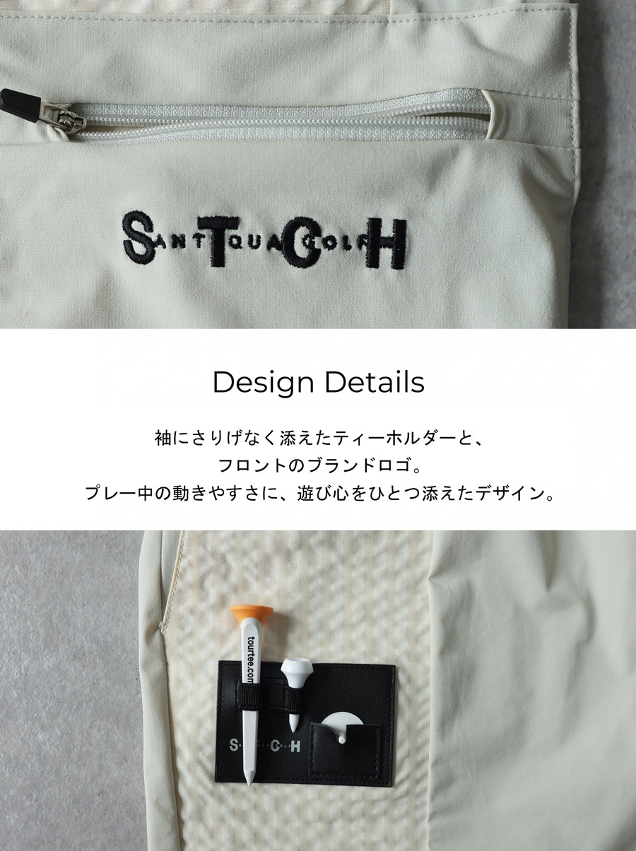 ANTIQUA GOLF×STCH パンツ レディース ジョガーパンツ ロゴ サッカー