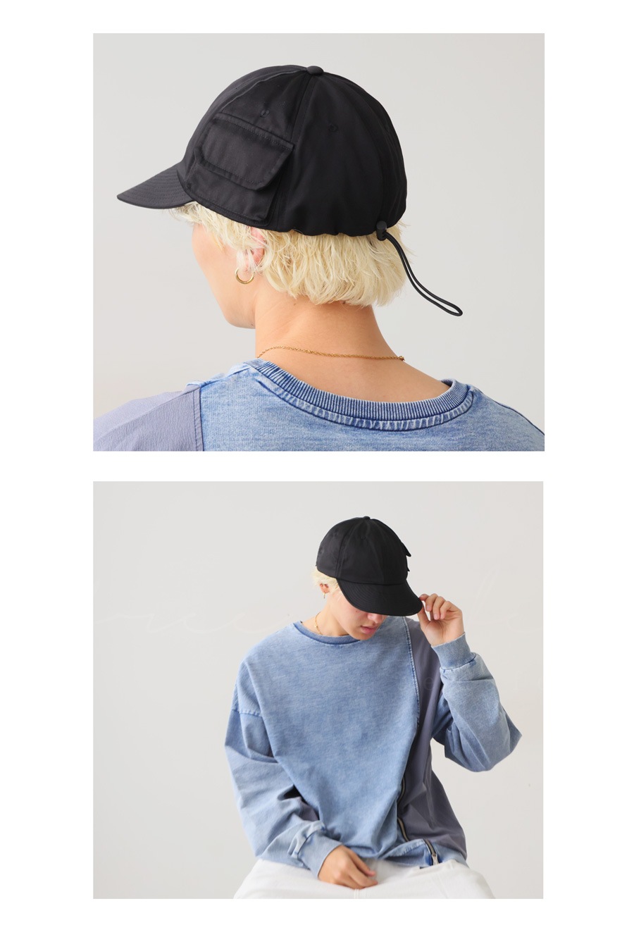 キャップ 帽子 メンズ キャップ 無地 撥水 UVカット・(80)メール便可