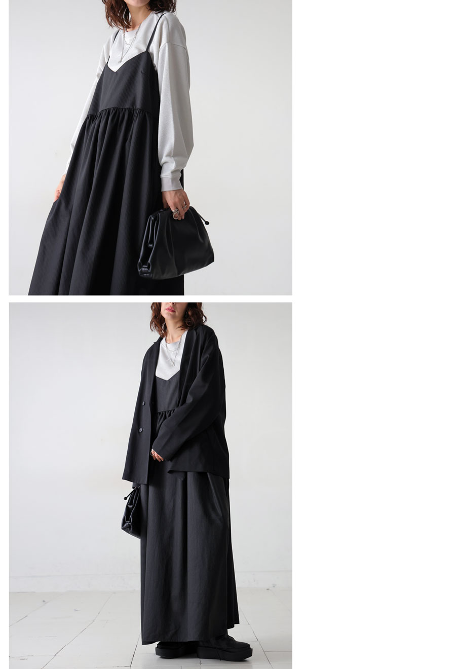 キャミワンピース ワンピース レディース ロング 送料無料・(500