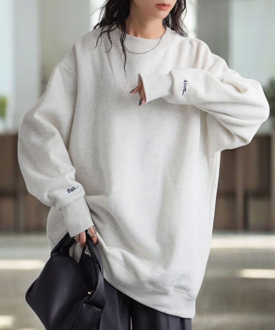 裏起毛トップス トップス レディース トレーナー 送料無料・メール便