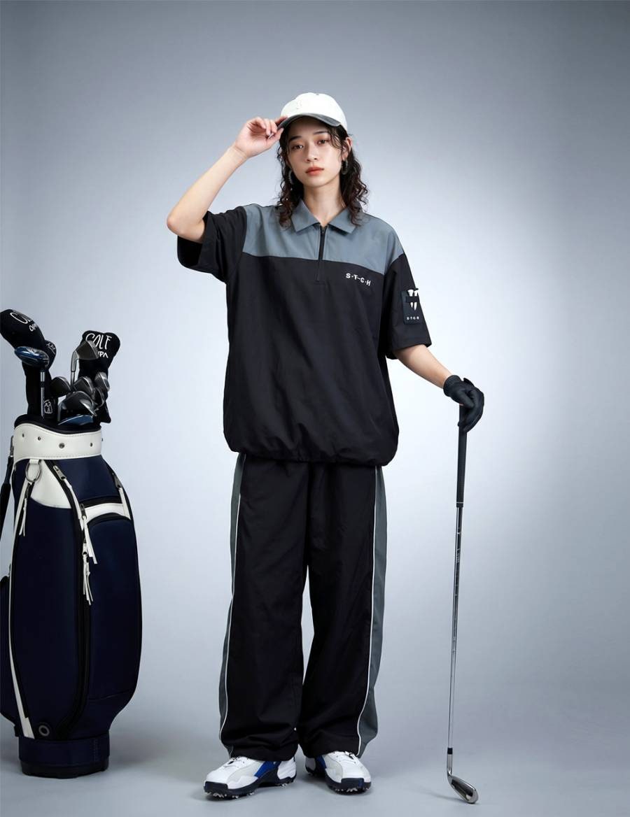 ANTIQUA GOLF×STCH ポロシャツ レディース 送料無料 ・(50)メール便可