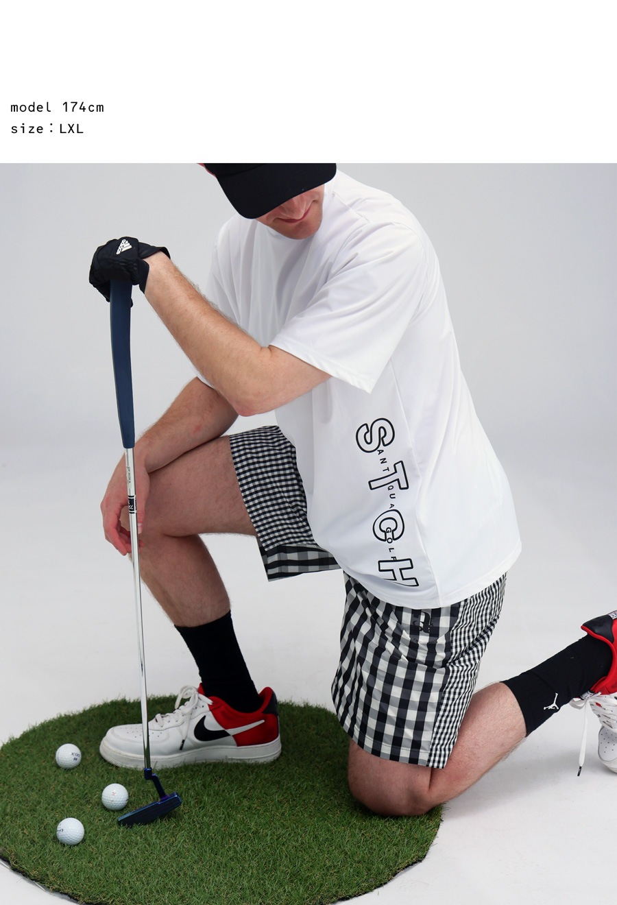 トップス user ANTIQUA GOLF×STCH トップス メンズ 送料無料・(100)メール便可