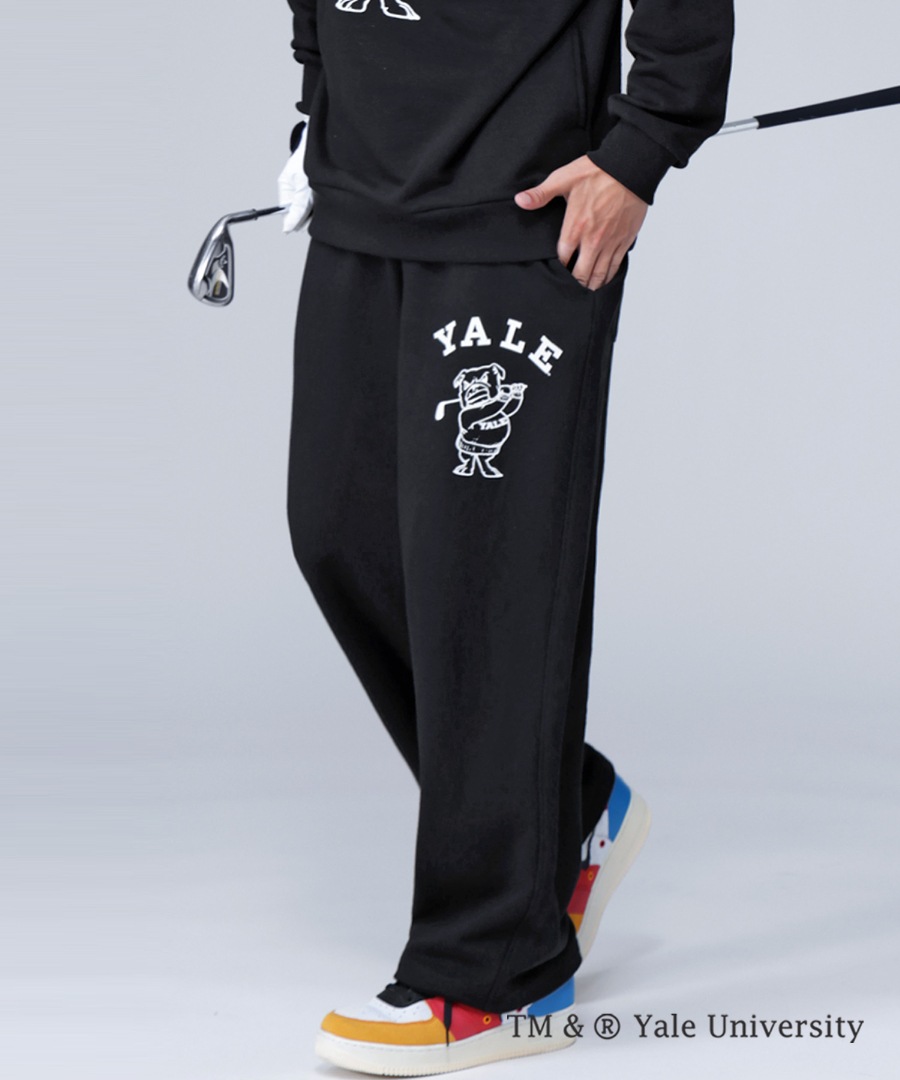 アンティカ ゴルフ イージーパンツ 別注 YALE ANTIQUA GOLF ロゴパンツ メンズ 送料無料・メール便