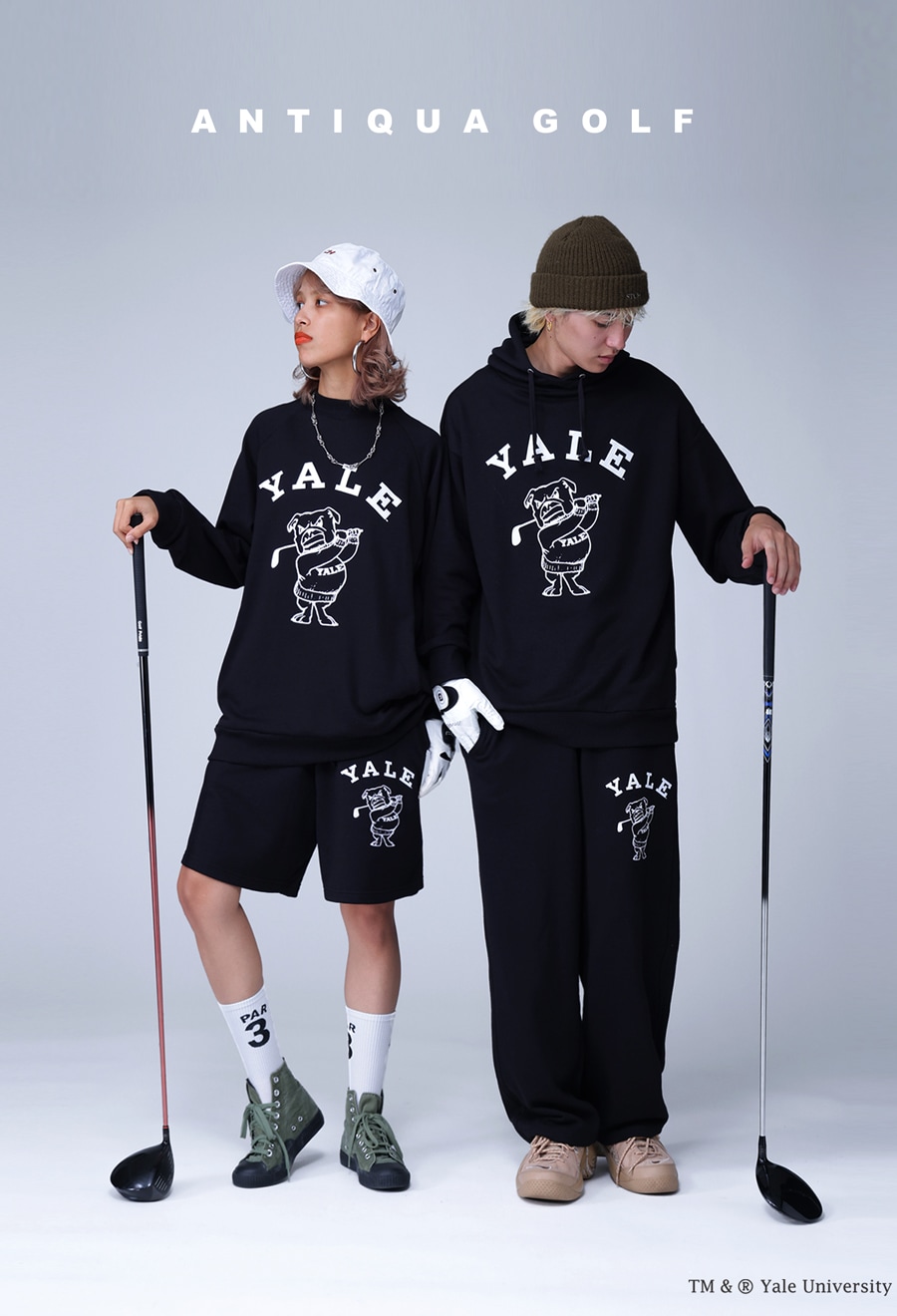 黒 ロゴプリント パンツ LUXE/R レギンス レディース パンツ ストレッチ ジョガーパンツ