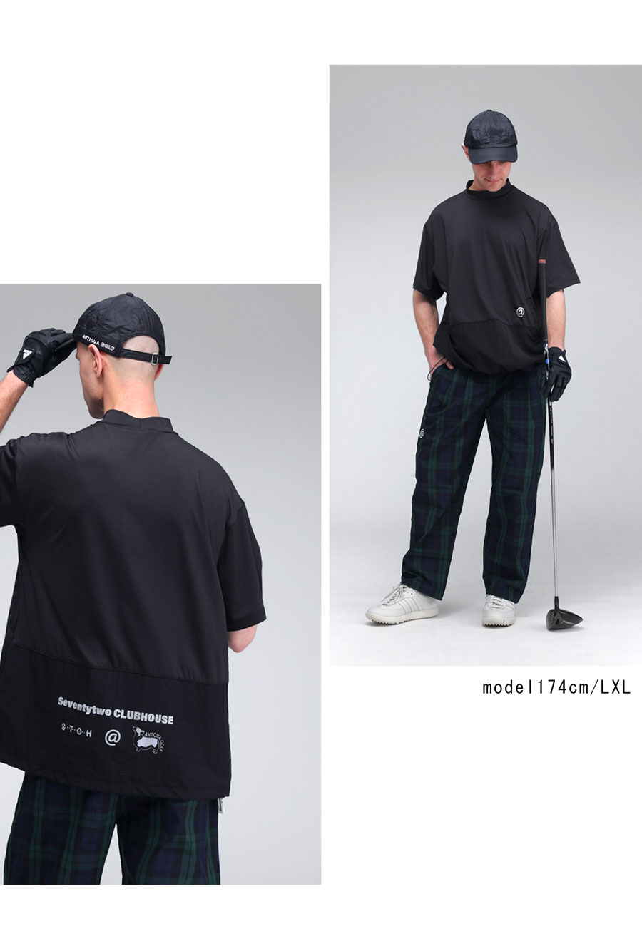 ANTIQUA GOLF×STCH トップス レディース 送料無料・(80)メール便
