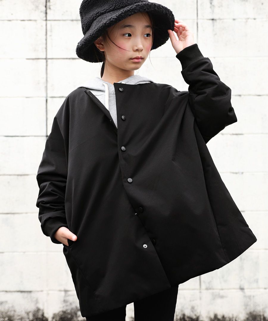 アウター ブルゾン 裏地配色 MA-1 キッズ 子供服 ジュニア 送料