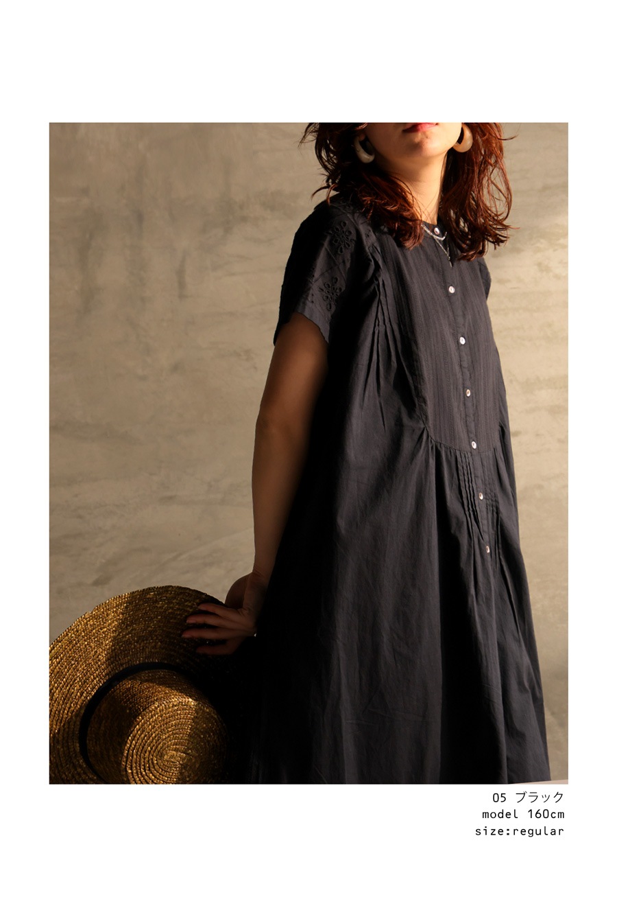 インド綿 シャツワンピース ワンピース レディース 送料無料・メール便