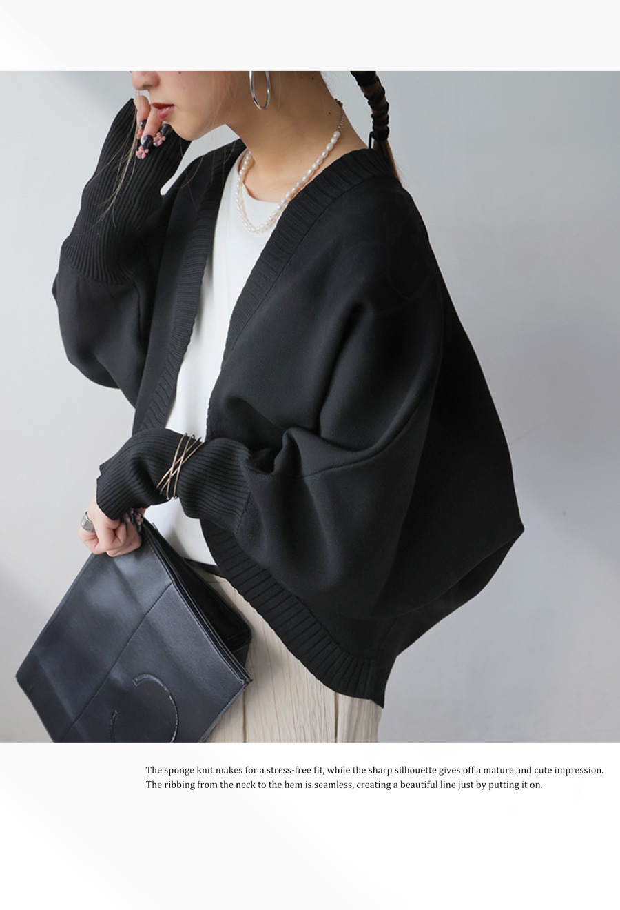スポンジニットボレロ ボレロ レディース カーディガン 送料無料