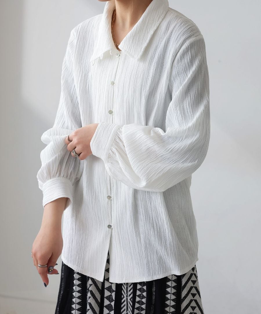 23区 vingt-trois 22AW スカーフ ディテール シャツ 長袖 蛯原友里さん着用】CANCLINI スカーフ ディテール シャツ