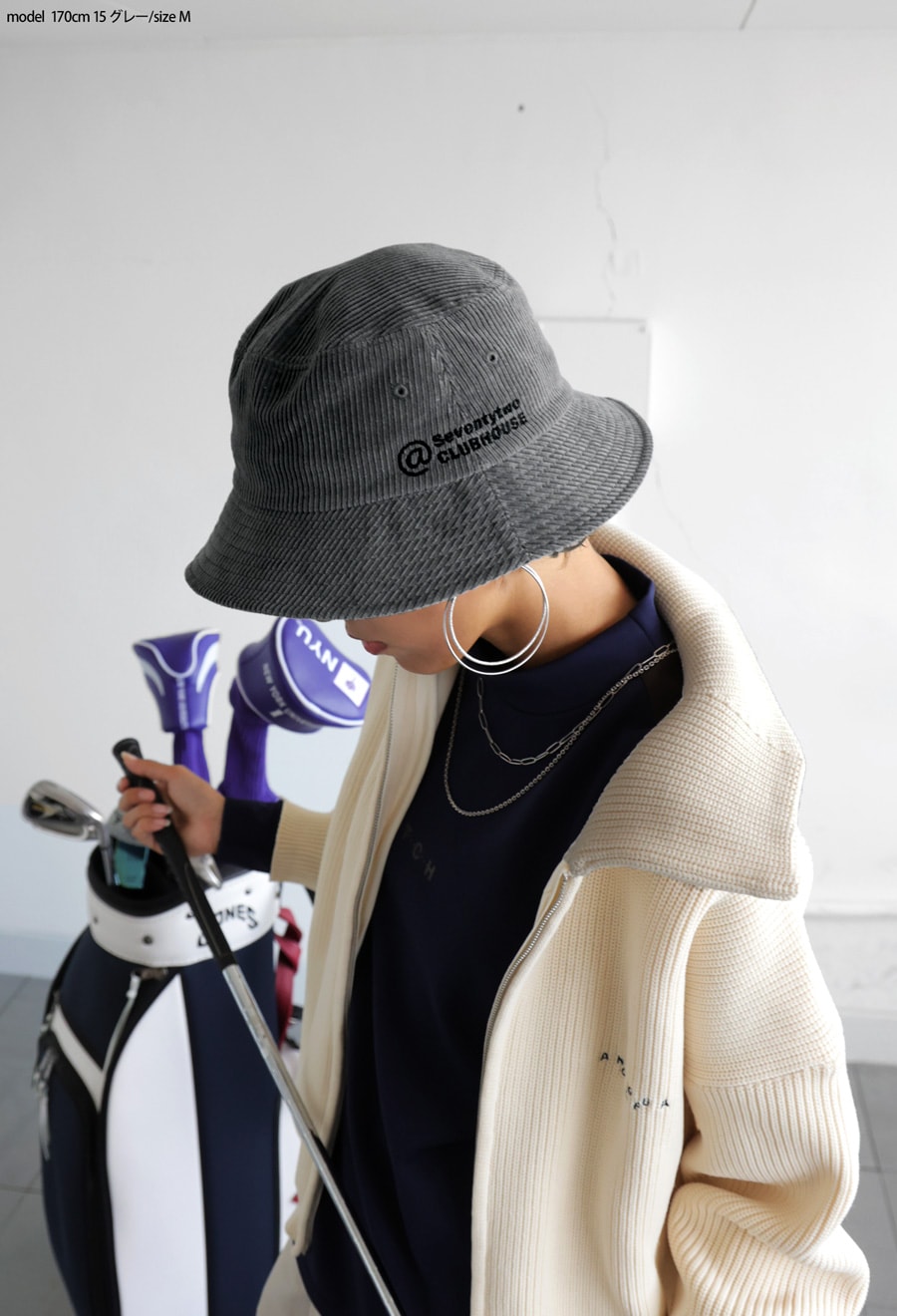 帽子3点 再入荷予定有!ANTIQUA GOLF×STCH 帽子 メンズ 送料無料・(80