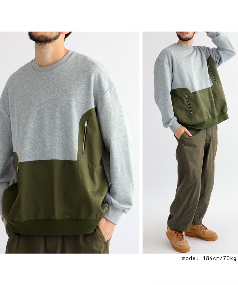 トレーナー (345630) トレーナー (345630) seventy seven(セブンティセブン)】W zip