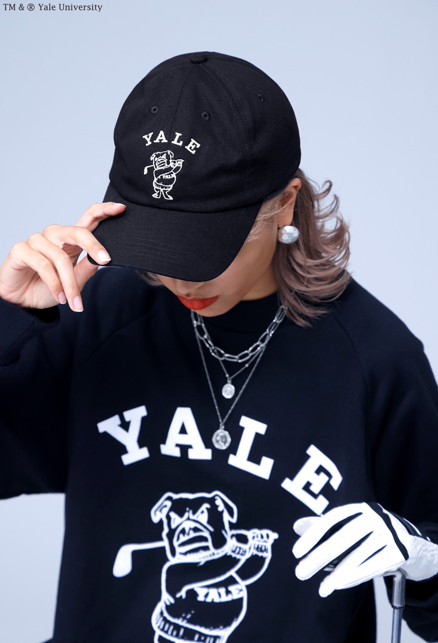 別注 YALE ANTIQUA GOLF キャップ レディース 送料無料・メール便不可 