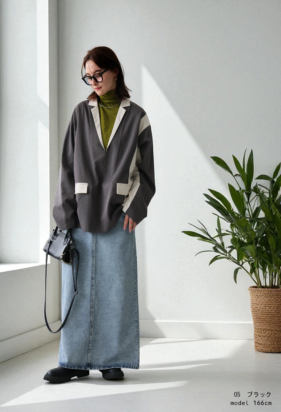 トップス kazuki 配色切り替えプルオーバー レディース 長袖 トップス 送料無料