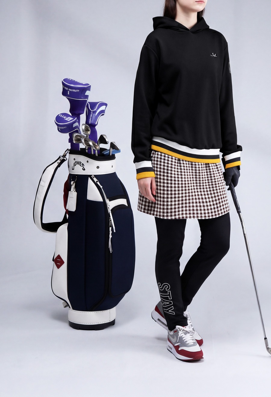 配色ライン リブ フーディー レディース トップス 送料無料・メール便