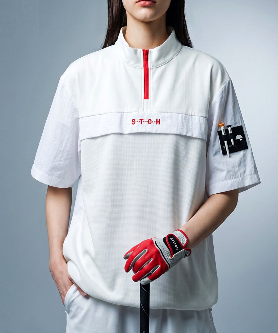 ANTIQUA GOLF×STCH プルオーバー レディース 送料無料 ・(100)メール便
