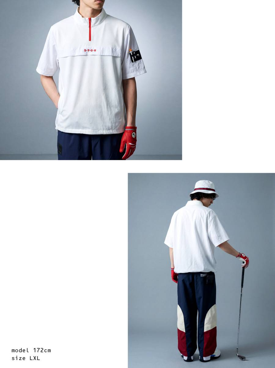 ANTIQUA GOLF×STCH プルオーバー レディース 送料無料 ・(100)メール便