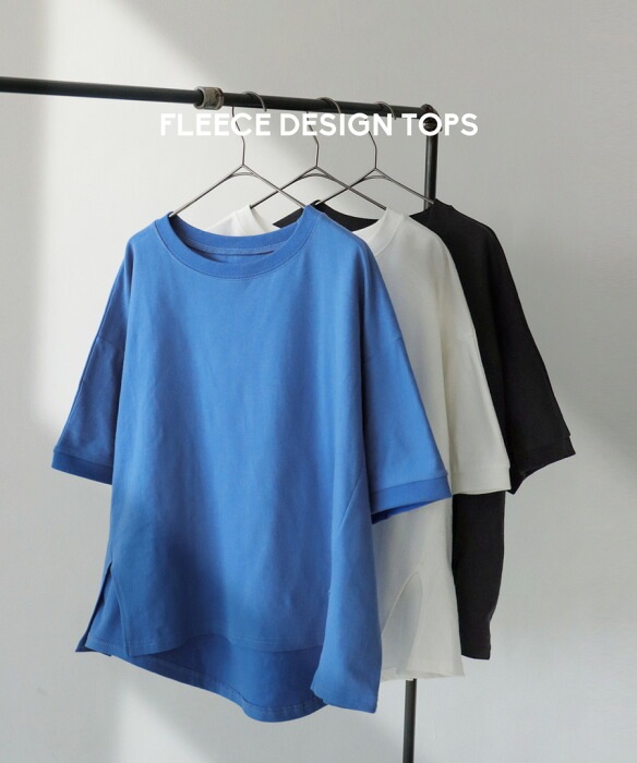 BIGバーゲン50％OFF！12日10時迄 ミニ裏毛トップス Tシャツ