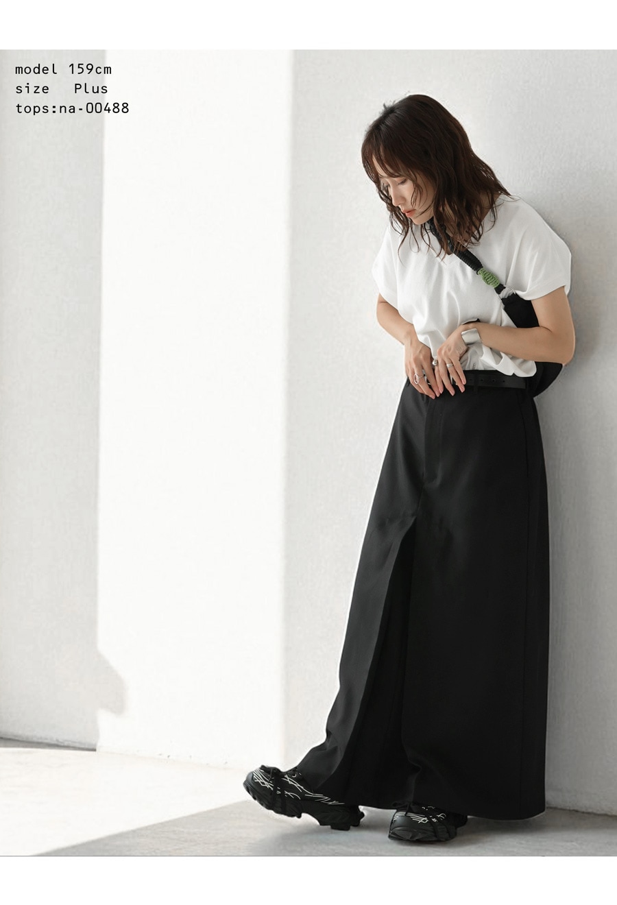 フロントタックロングスカート レディース スカート 送料無料・メール