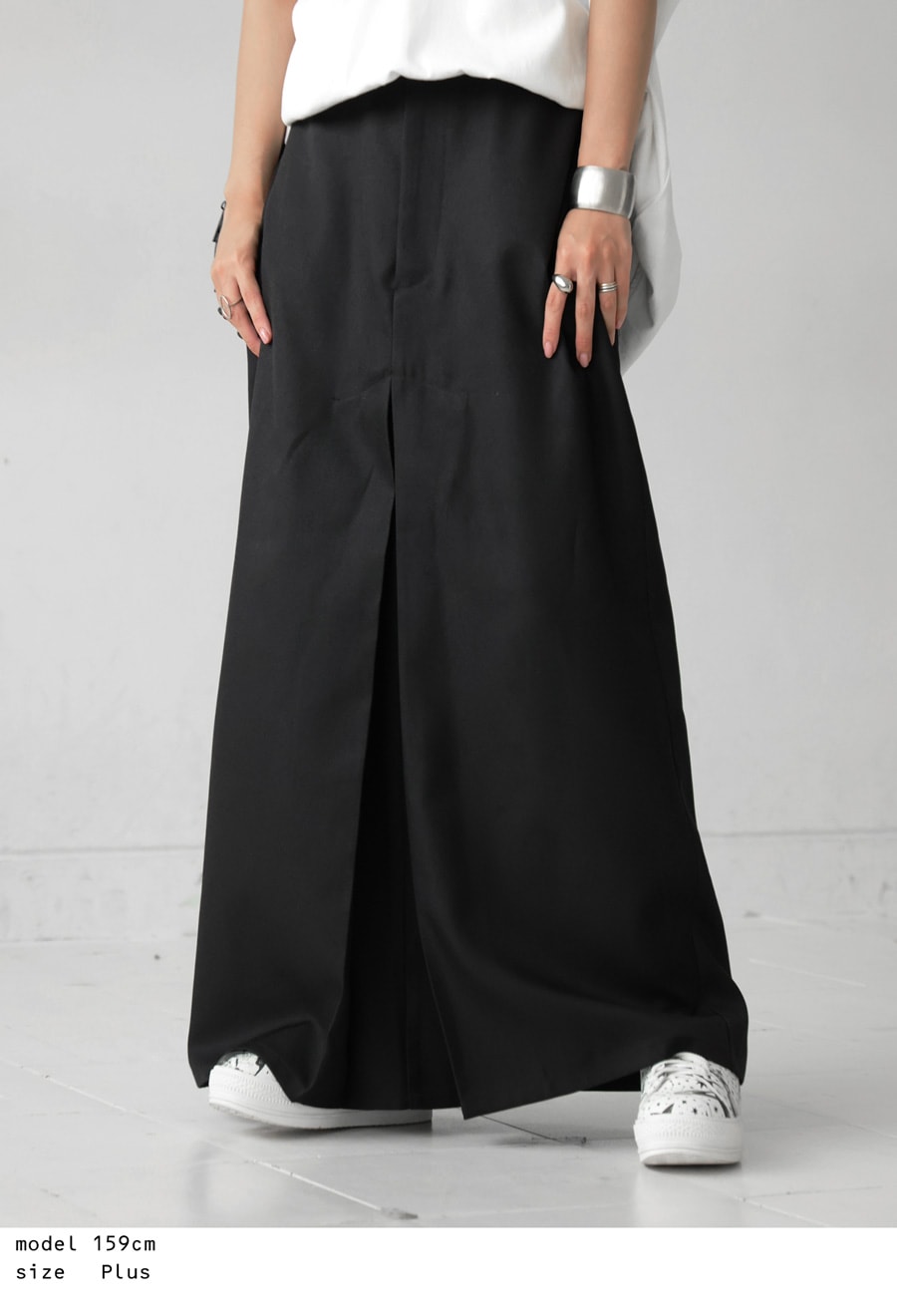フロントタックロングスカート レディース スカート 送料無料・メール