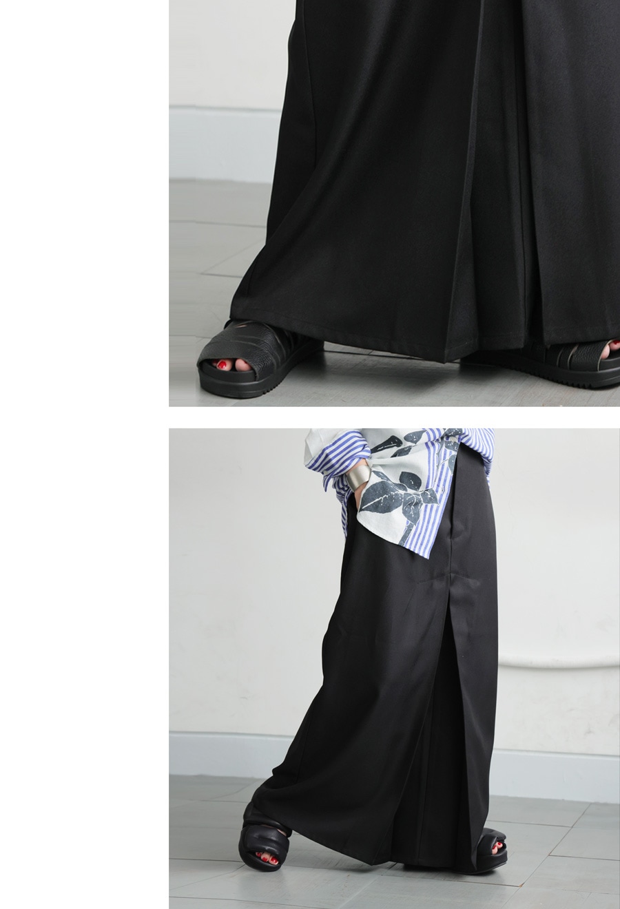 フロントタックロングスカート レディース スカート 送料無料・メール