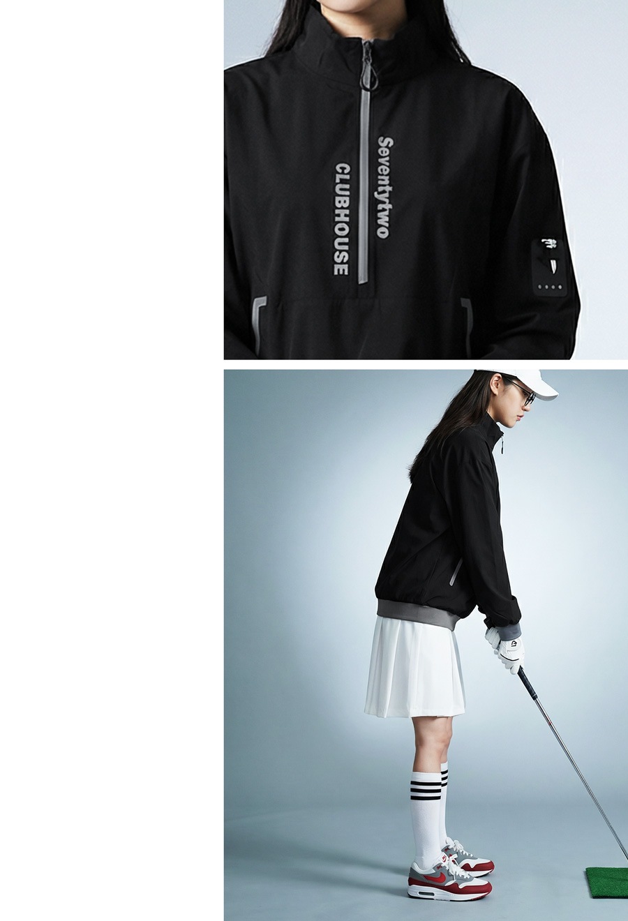 ANTIQUA GOLF × STCH プルオーバー メンズ 送料無料・(100)メール便可
