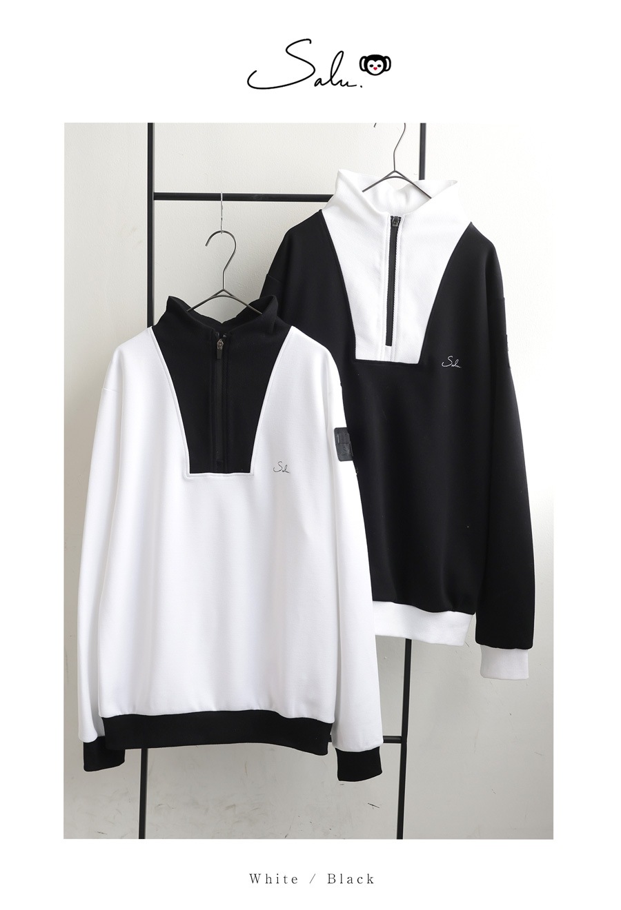 新品タグ CPG GOLF ハーフジップ長袖シャツ ハイネック モックネック M ハーフジップ ハイネック トップス メンズ 長袖 送料無料・メール便