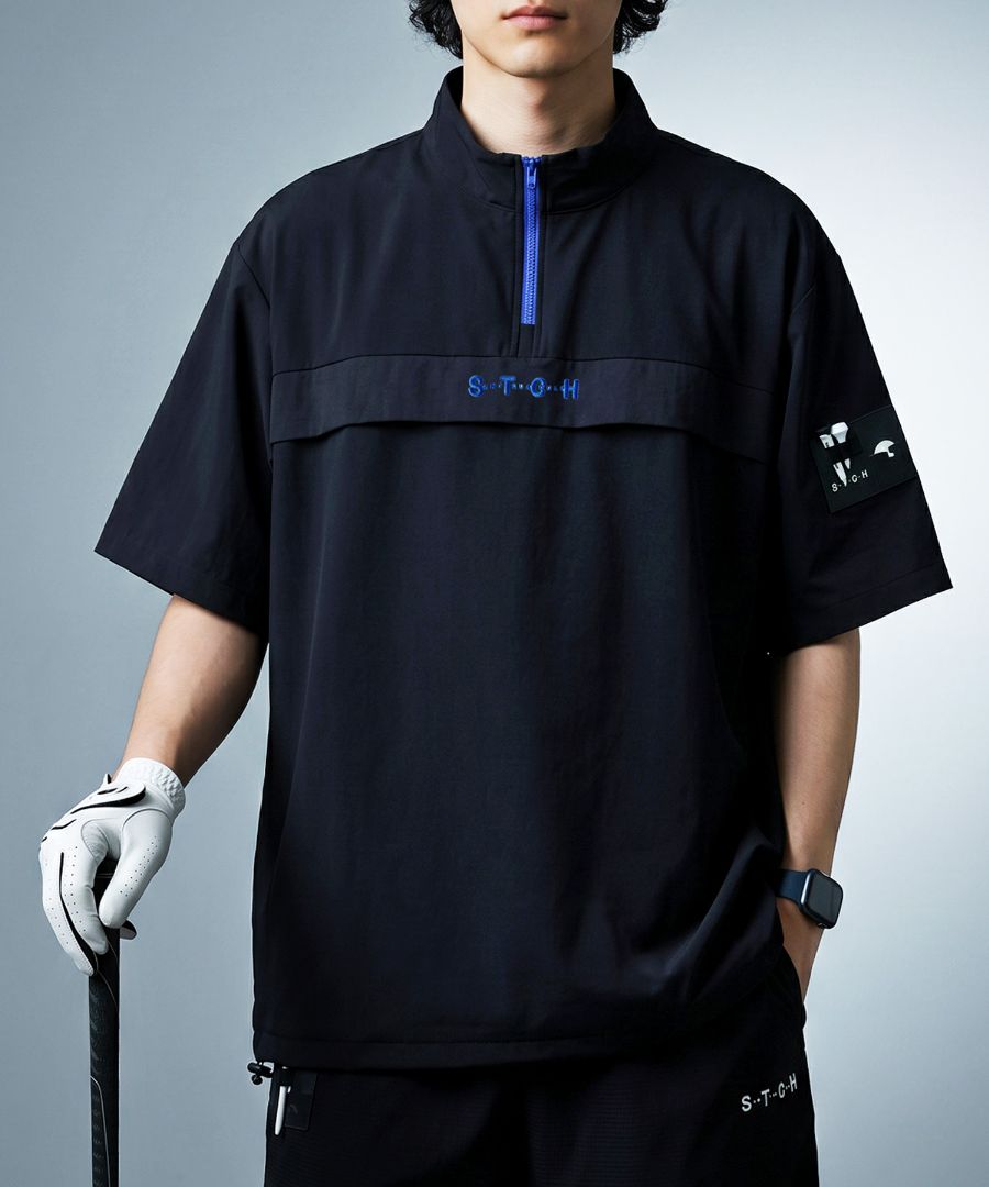 新品⭐️【STCH】ハーフジッププルオーバー ANTIQUA GOLF×STCH プルオーバー メンズ 送料無料 ・(100)メール便可