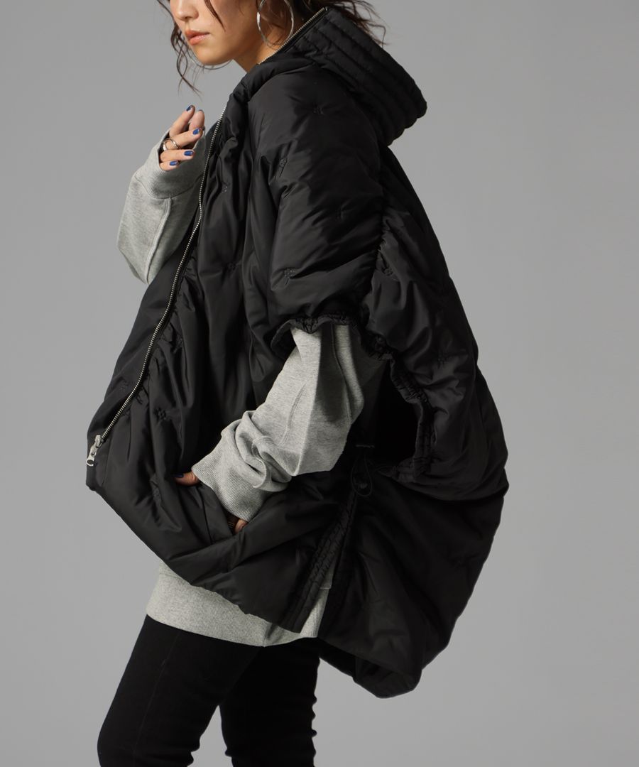 変形ビッグベスト レディース 中綿 ピンソニック 送料無料・再入荷