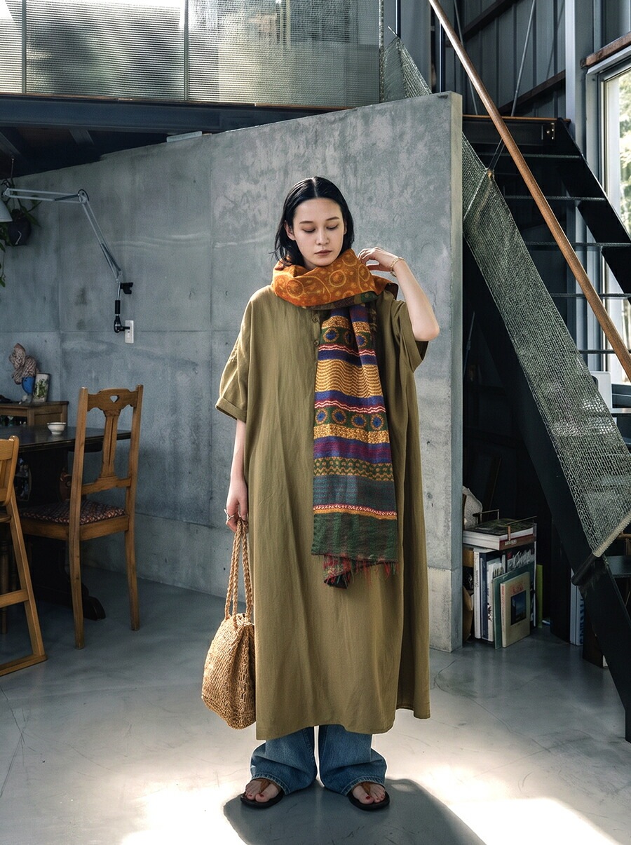 シンプル服を格上げ。ストール レディース 大判 シルク ショール