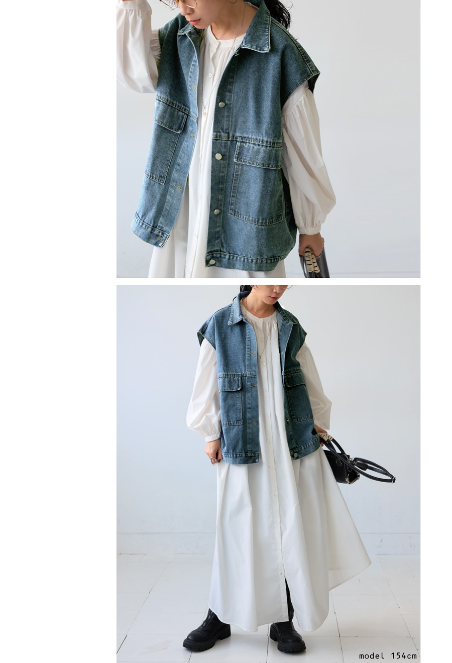 aclent デニムベスト DENIM｜ACLENT（アクレント）