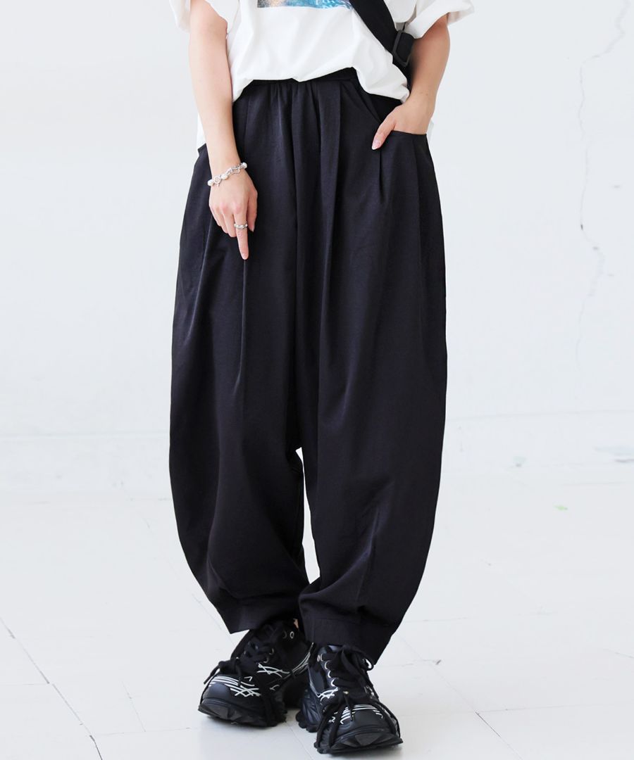 サーカスパンツ レディース パンツ ボトムス カフス裾 送料無料