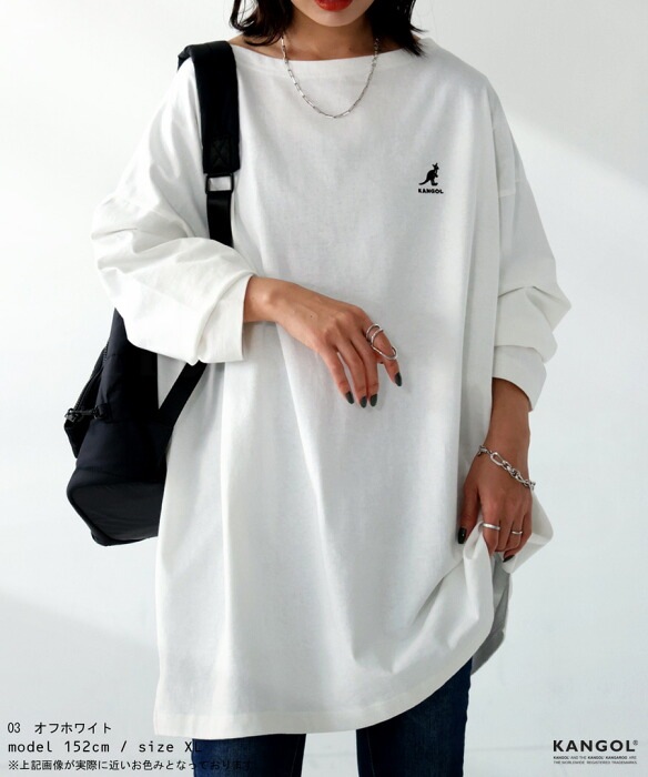 KANGOL×TREECAFE コラボロンT レディース 送料無料・再販