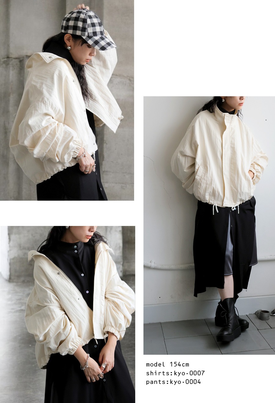 ブルゾン レディース 羽織り ライトアウター 無地 送料無料・9月