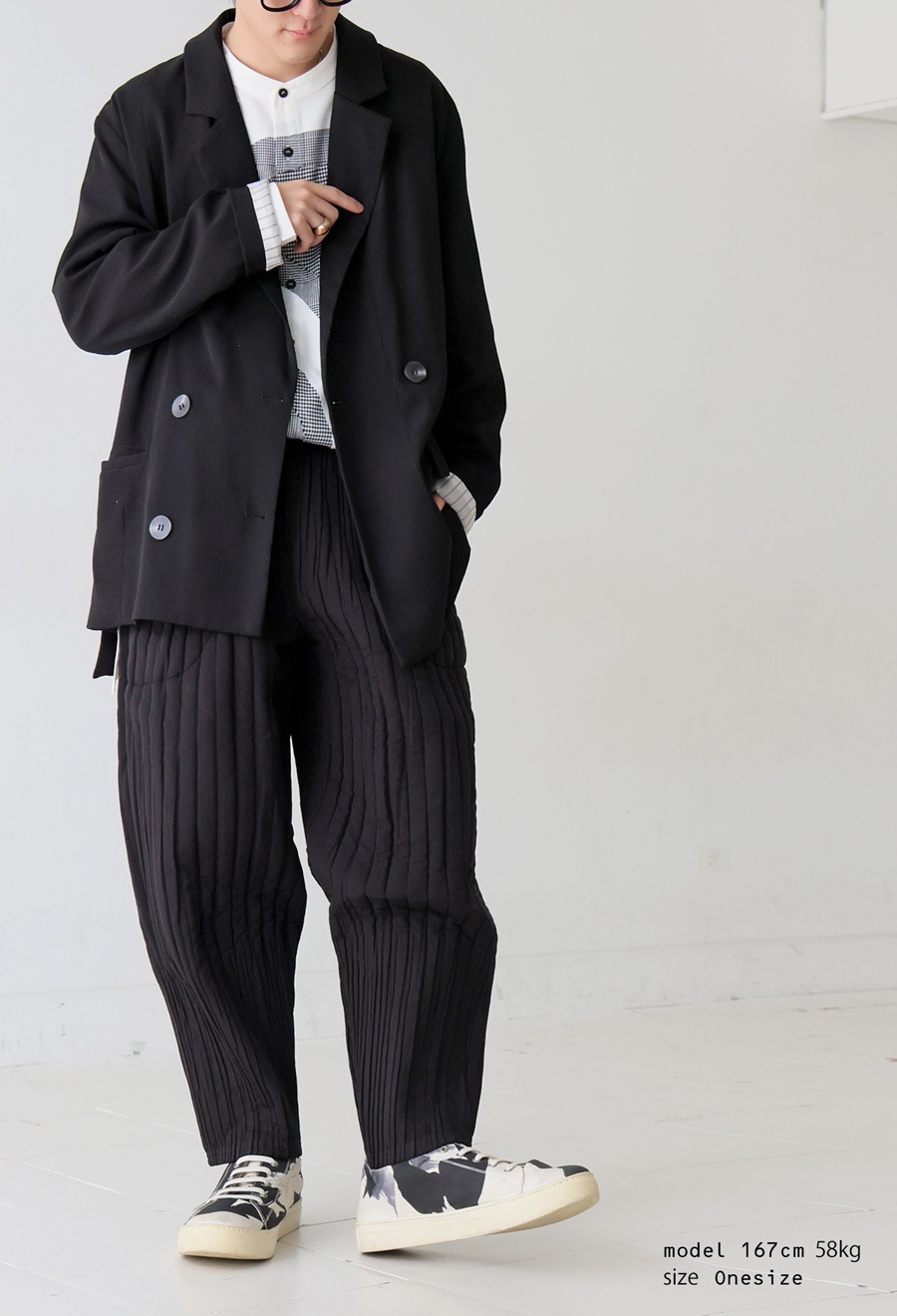 テーパードパンツ メンズ ボトムス 縦ステッチ 送料無料・メール便不可