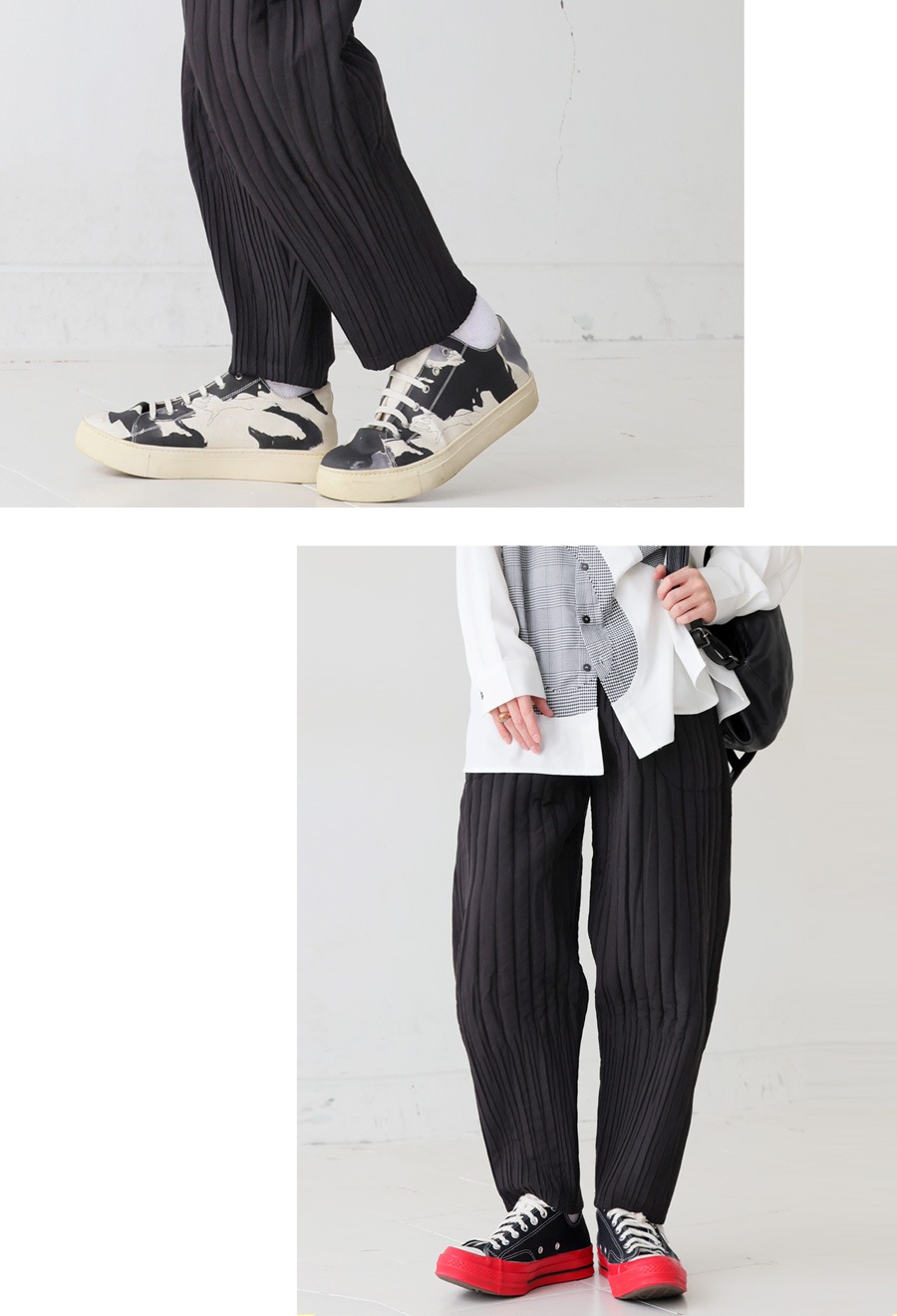 テーパードパンツ メンズ ボトムス 縦ステッチ 送料無料・メール便不可