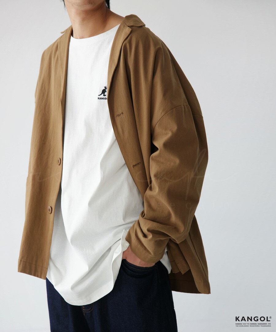 KANGOL×TREECAFE コラボロンT メンズ 送料無料・再販。メール便