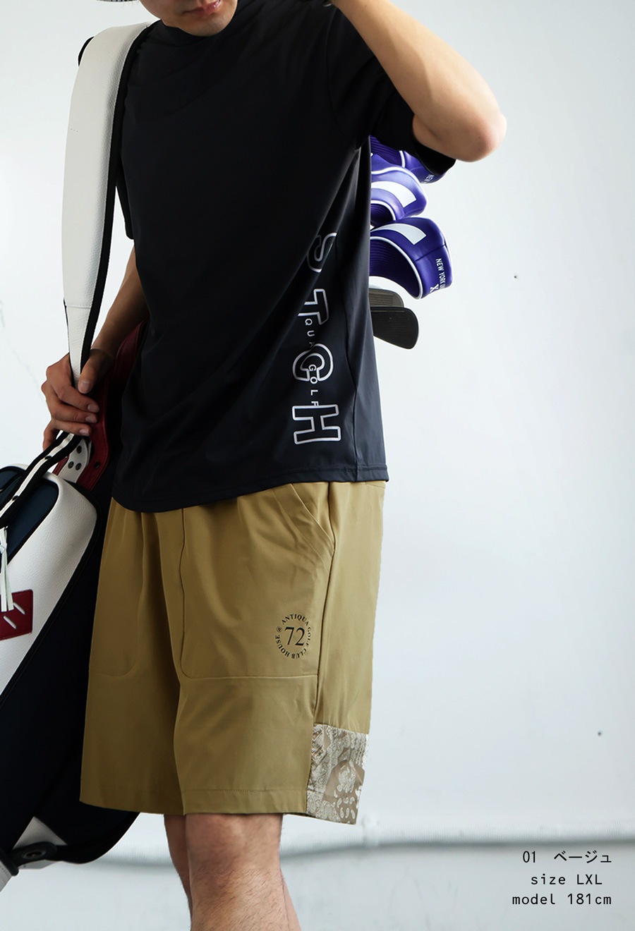 LINKS レディース ANTIQUA GOLF×STCH プルオーバー レディース 送料無料・(500