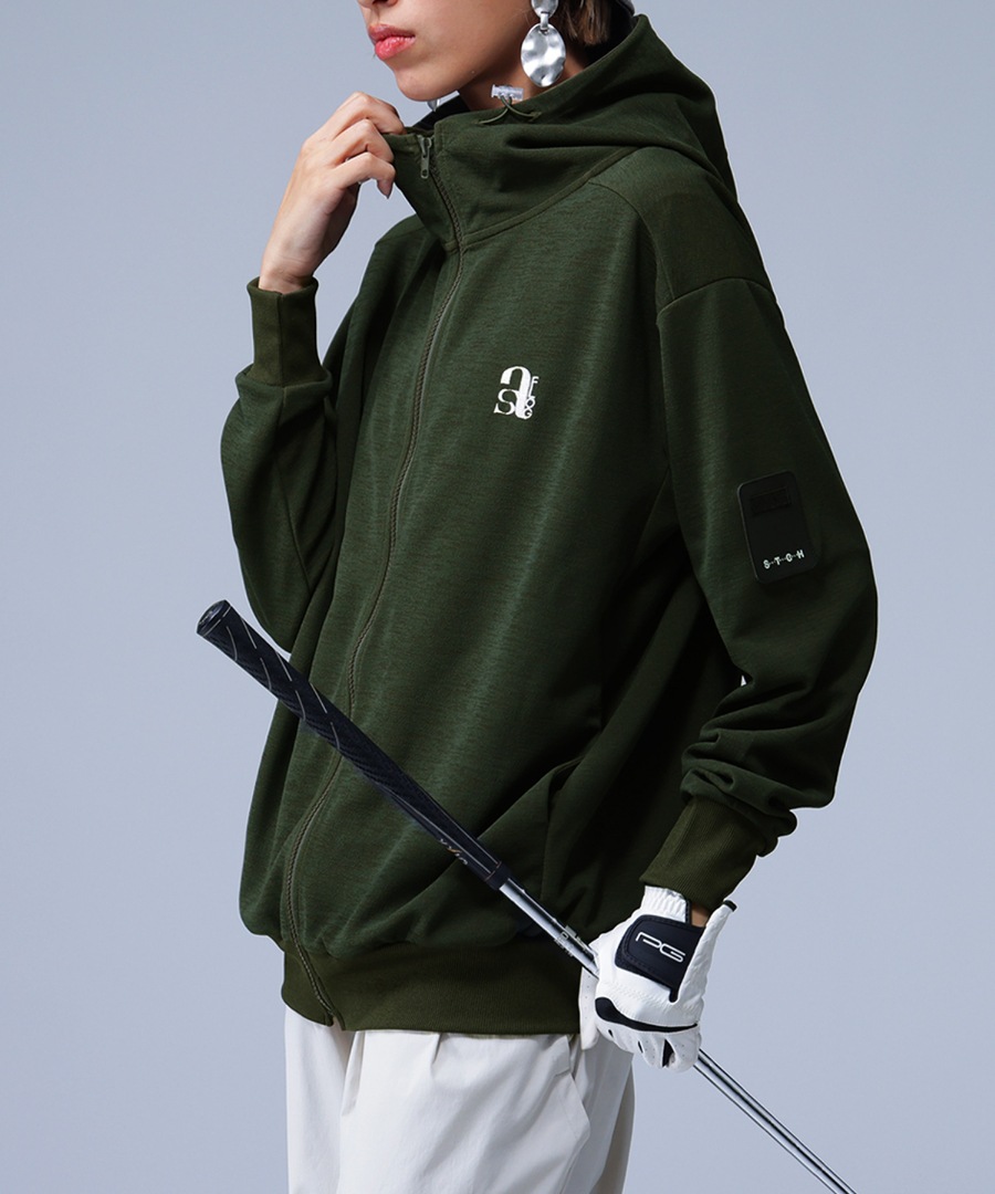 ANTIQUA GOLF×STCH フーディ レディース 送料無料・メール便不可