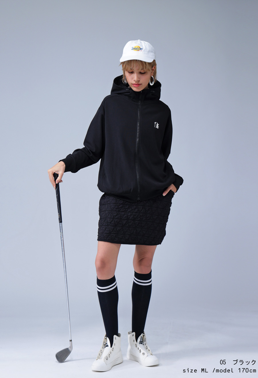 ANTIQUA GOLF×STCH フーディ レディース 送料無料・メール便不可