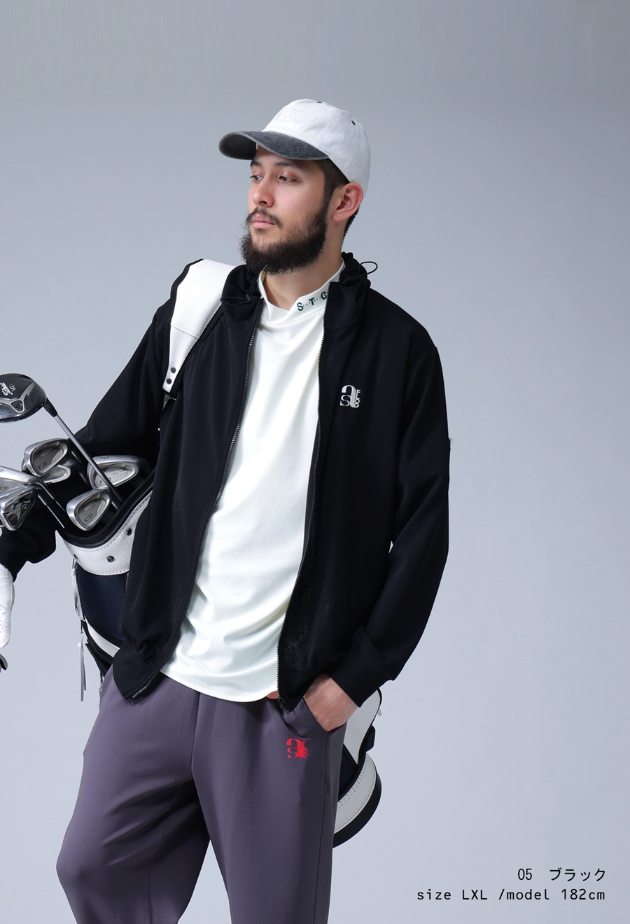 ANTIQUA GOLF×STCH フーディ メンズ 送料無料・再入荷 メール便不可