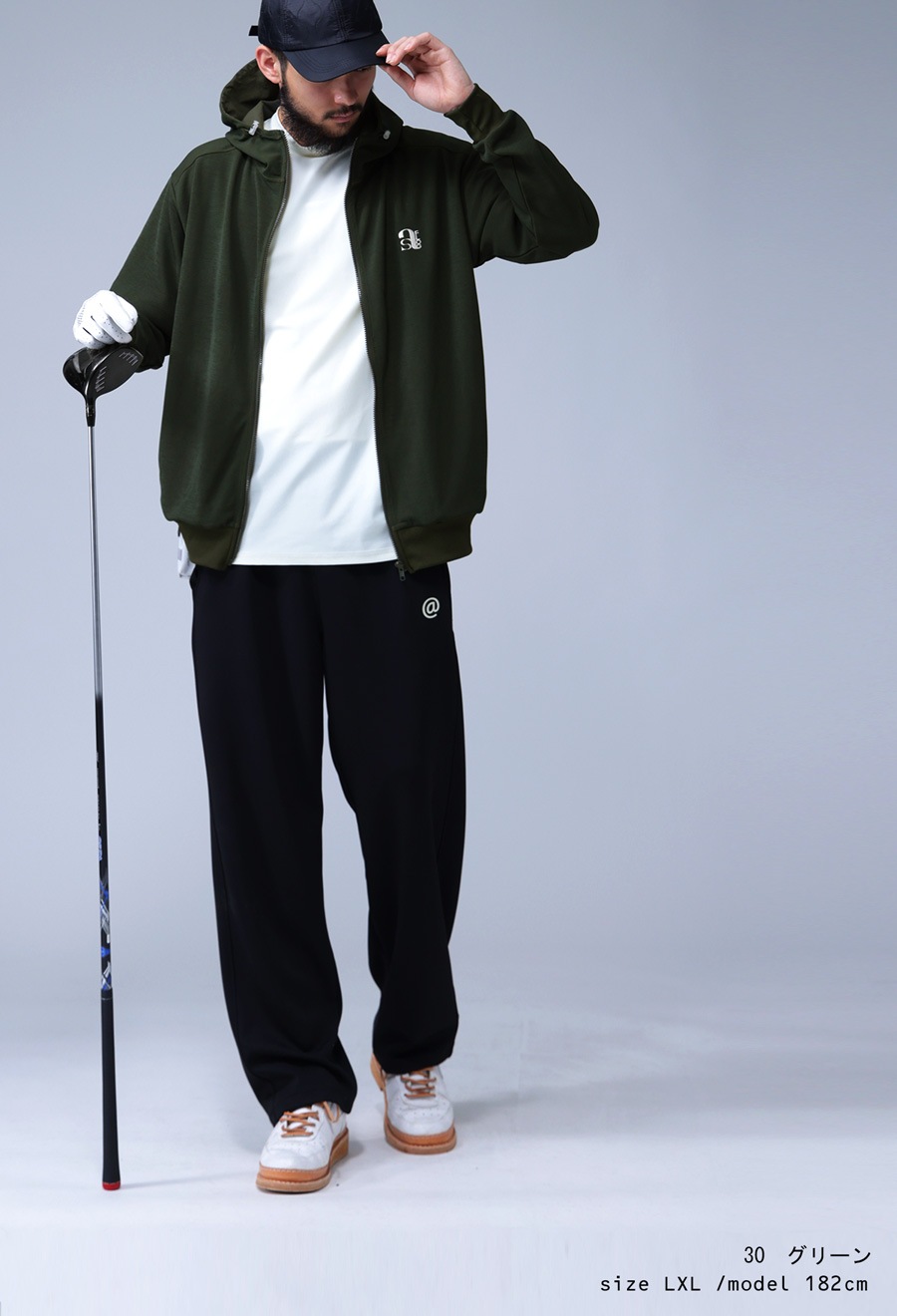 ANTIQUA GOLF×STCH フーディ メンズ 送料無料・再入荷 メール便不可