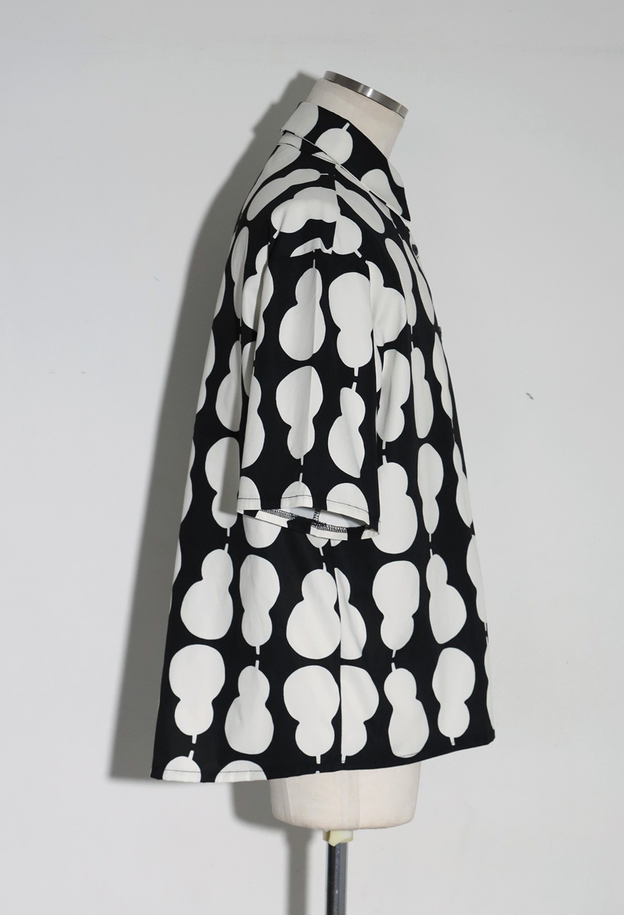 ひょうたん柄 シャツ メンズ トップス 半袖 送料無料・(500)メール便可