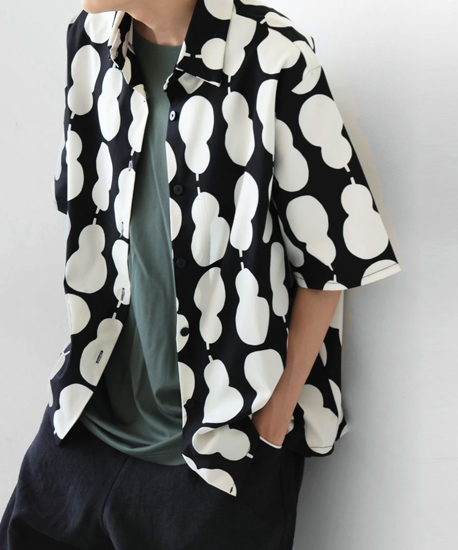 たまを『ヒョウ柄 半袖シャツ』 たまを『ヒョウ柄 半袖シャツ』 楽天市場】柄シャツ レオパード柄 半袖
